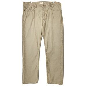 Dockers Men's size 40 x 32 Classic Fit Flat Front Pants Slacks Khaki Beige